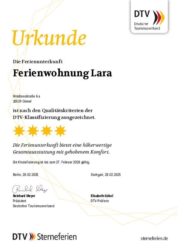 Ferienwohnung Lara "Im Herzen Von Ostfriesland" Osteel Εξωτερικό φωτογραφία